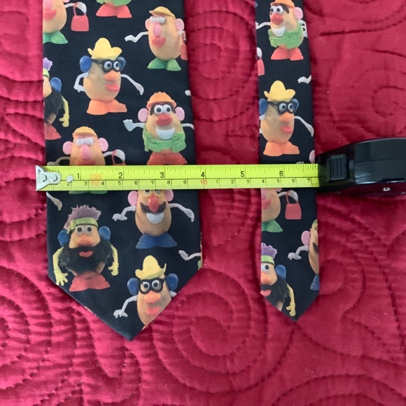 Vintage Mr. Potatohead necktie  1995 Hasbro Inc Ralph Marlin - Picture 4 of 6